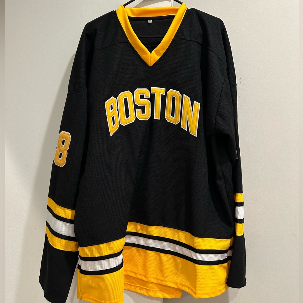 Happy Gilmore #18 Boston Hockey Jersey